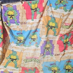Vintage Teenage Mutant Ninja Turtles Fitted Twin Sheet